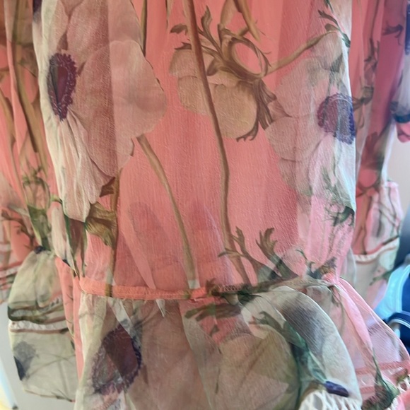 Cynthia Rowley Poppy Organza Peach Dress - Picture 7 of 8